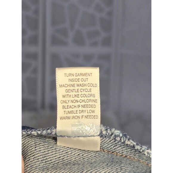 CJ Banks Jean Jacket Women 1X Blue Pockets 100% Cotton - Picture 7 of 7